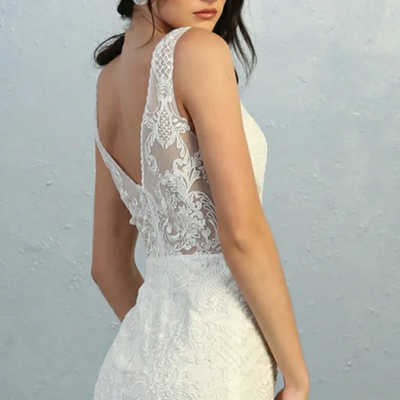 COPY - New mermaid formal wedding dress bridal gown - Picture 6 of 8